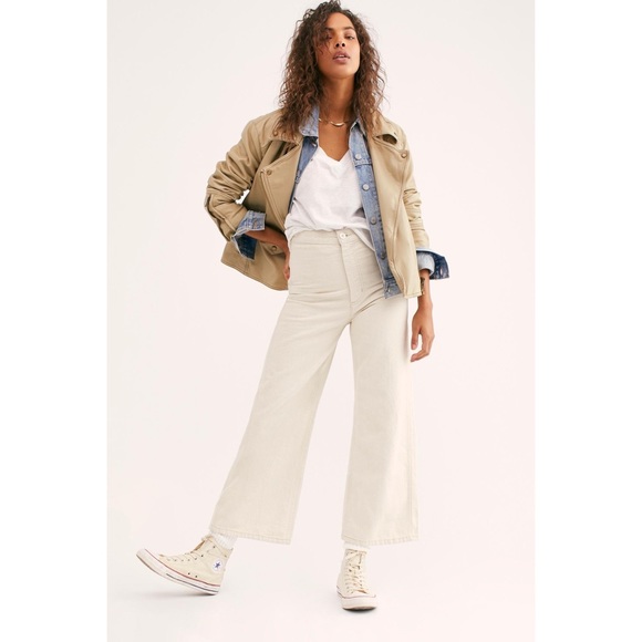 NWT Levi's Wellthread Hemp Ribcage Crop Wide Jeans - Picture 3 of 6